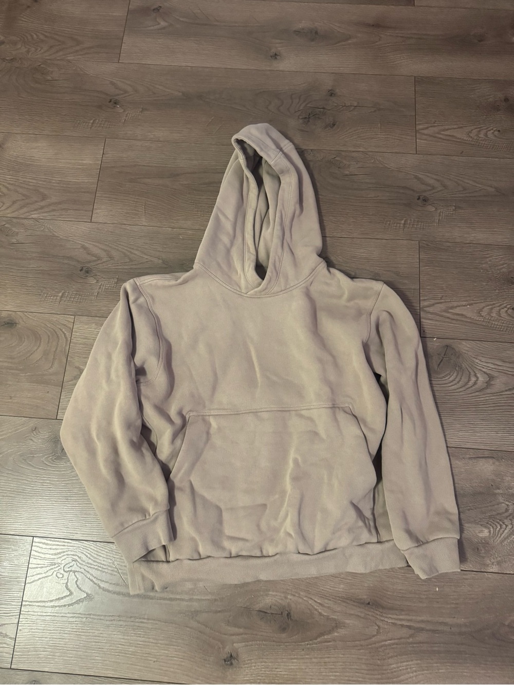 Lululemon Men's Size XS Sweatshirt Taupe/Tan Steady State Pullover Hoodie